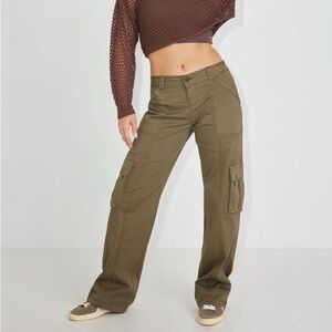 Garage Olive Cargo Pants